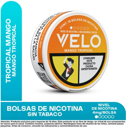 Nicotine Pouches Colombia, Velo Tropical Mango 4mg