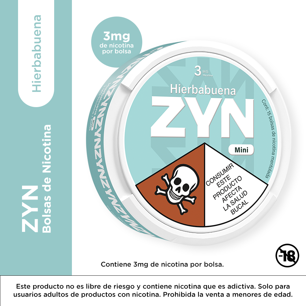 ZYN Hierbabuena 3mg
