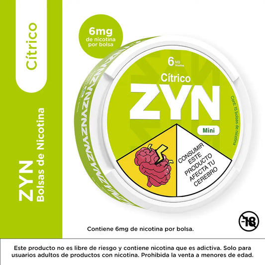 Nicotine Pouches in Colombia Zyn Citrus 6mg 